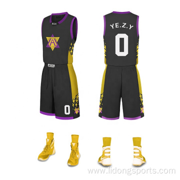 Custom team basketball uniform logo design Sports wholesale